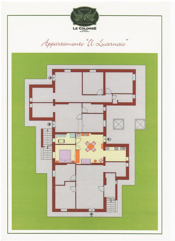 Agriturismo Le Colombe Assisi Rom bilde